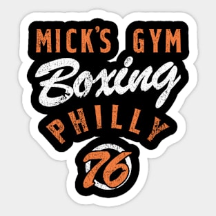 Mighty Mick's Boxing Sticker